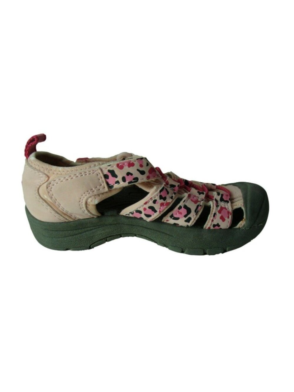 Jumping Beans Kids Pink & Beige Heart Print Water Sandals Size 9 - Picture 5 of 7